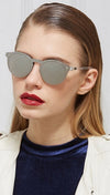 ShopAA ShopShade Fashion Sunglasses Silver Mirror 