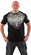 Xtreme Couture Mens GSP Migrate Foil Graphic Tee Shirt Black 