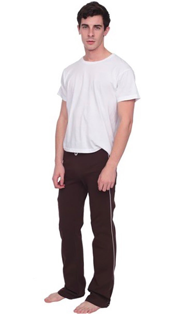 Kinkate White Lined Sweat Pants