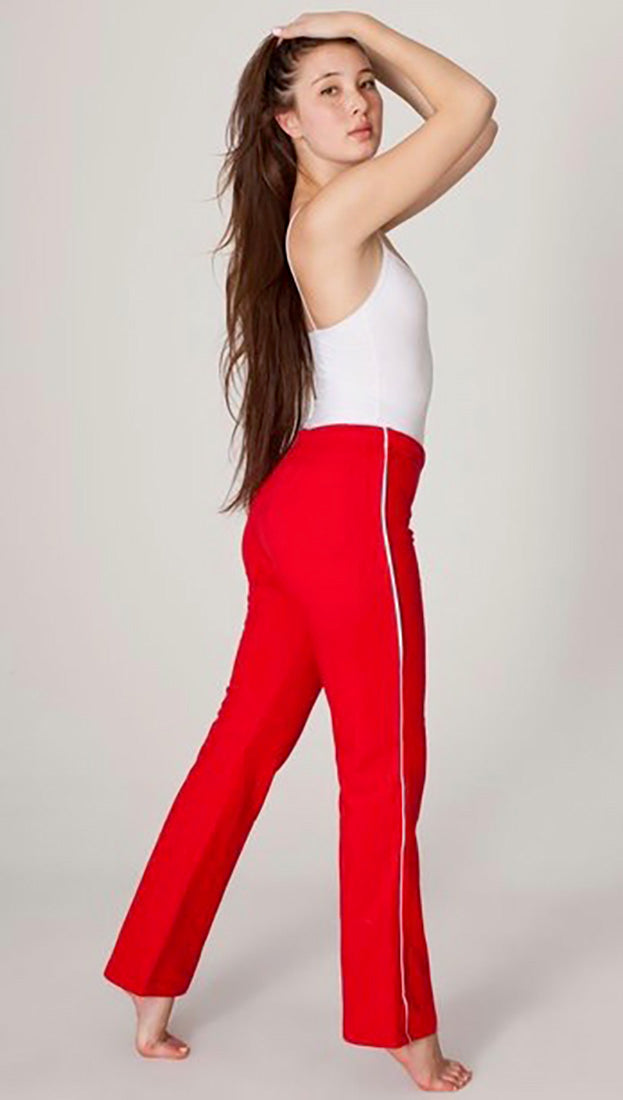 Kinkate White Lined Sweat Pants