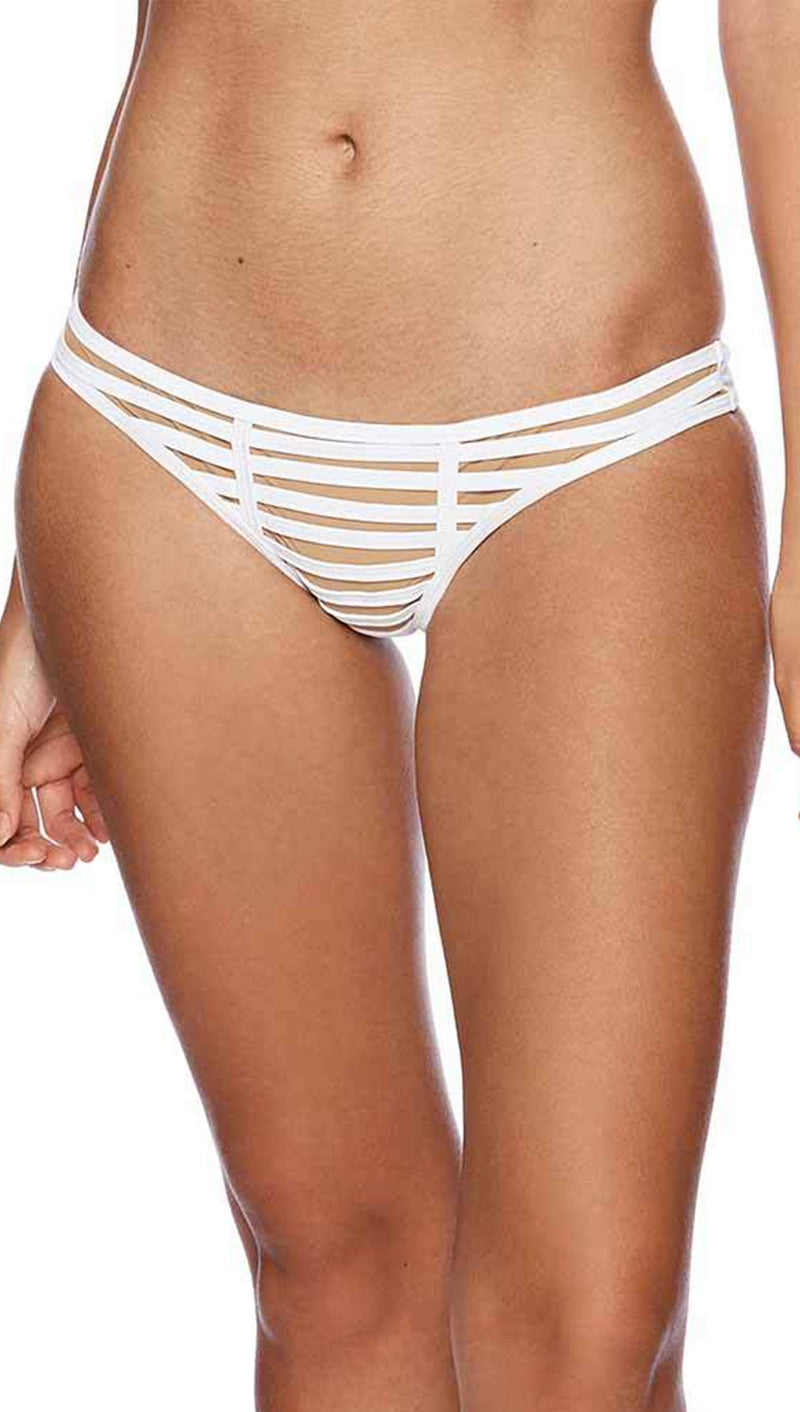 Beach Bunny Hard Summer Skimpy Bikini Bottoms White Swimwear | ShopAA