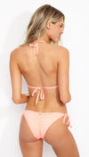 Beach Bunny Swimwear Hard Summer Tie Side Bikini Bottoms Light Coral