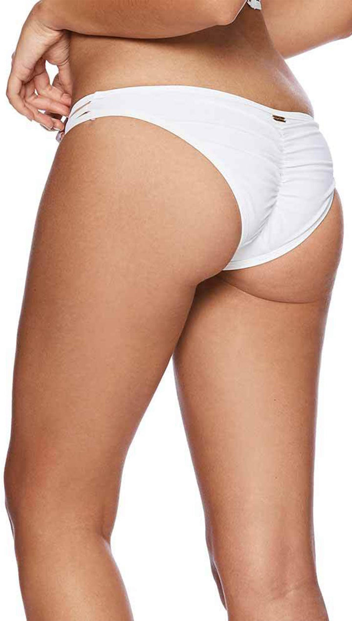 Beach Bunny Hard Summer Skimpy Bikini Bottoms White Swimwear | ShopAA