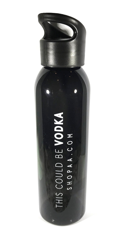 this could be vodka black sports water bottle 22oz