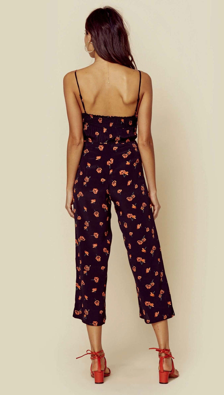 Blue Life Elle Jumpsuit Black Poppy Field 