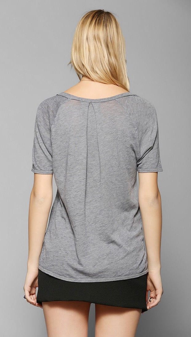 Chaser Grateful Dead Steal Your Face Logo Shirt Streaky Grey | ShopAA