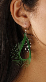 Apparel Addiction Feather Loop Earrings available in multiple colors