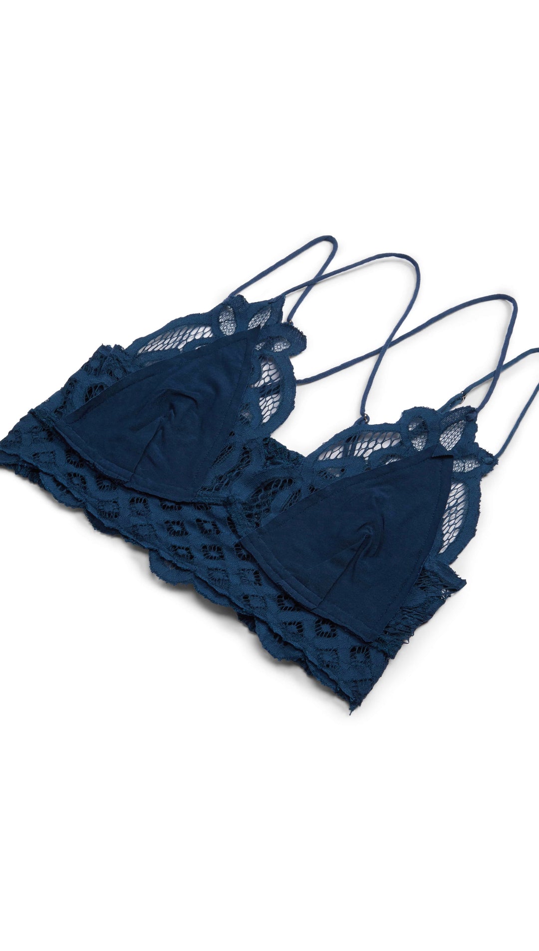 Free People Adella Bralette Turquoise Intimates Floral Lace | ShopAA