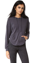 Free People Back Into It Hoodie Sweatshirt Black | ShopAA