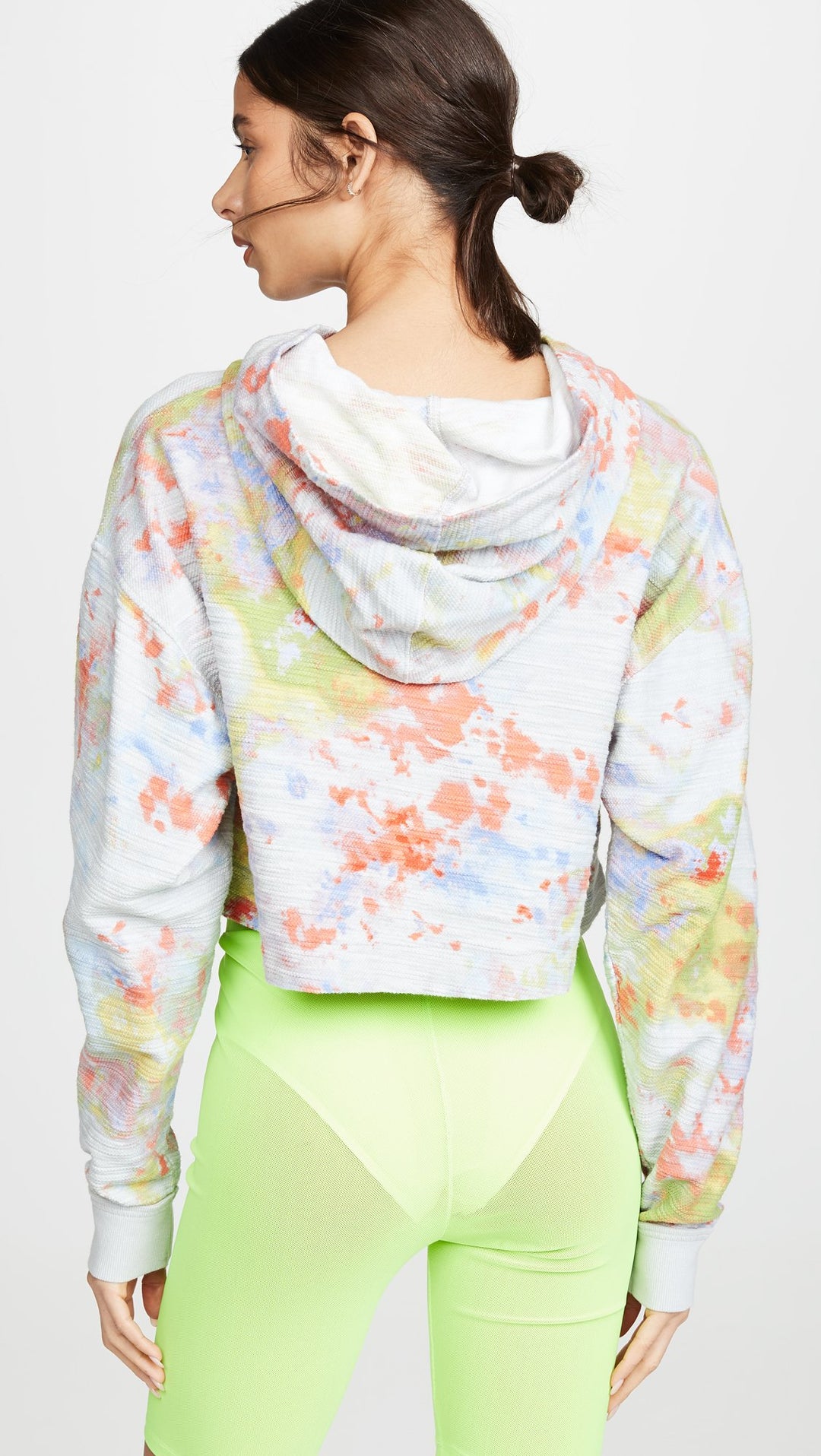 Free People Thinkin About You Tie Dye Hoodie Sky Combo | ShopAA