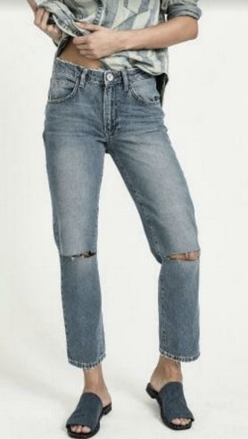 One Teaspoon Hollywood Awesome Baggies High Waist Straight Leg Jean