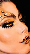 Violent Lips Leopard Print Tattoo Animal Lipstick Tattoo