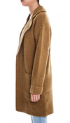 Lush Open Blazer Cardigan Sweater Jacket Camel