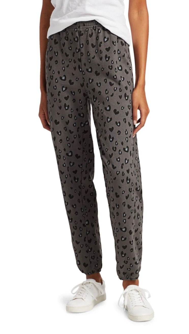 colsie Leopard Print Gray Sweatpants Size S - 26% off