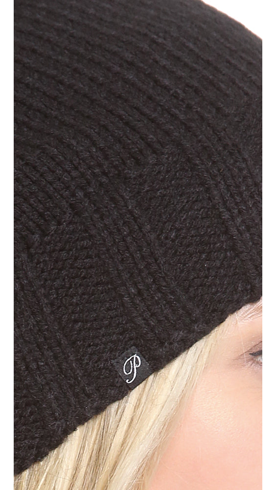 Plush Extra Slouchy Knit Beanie Hat Black Fleece Lined | ShopAA