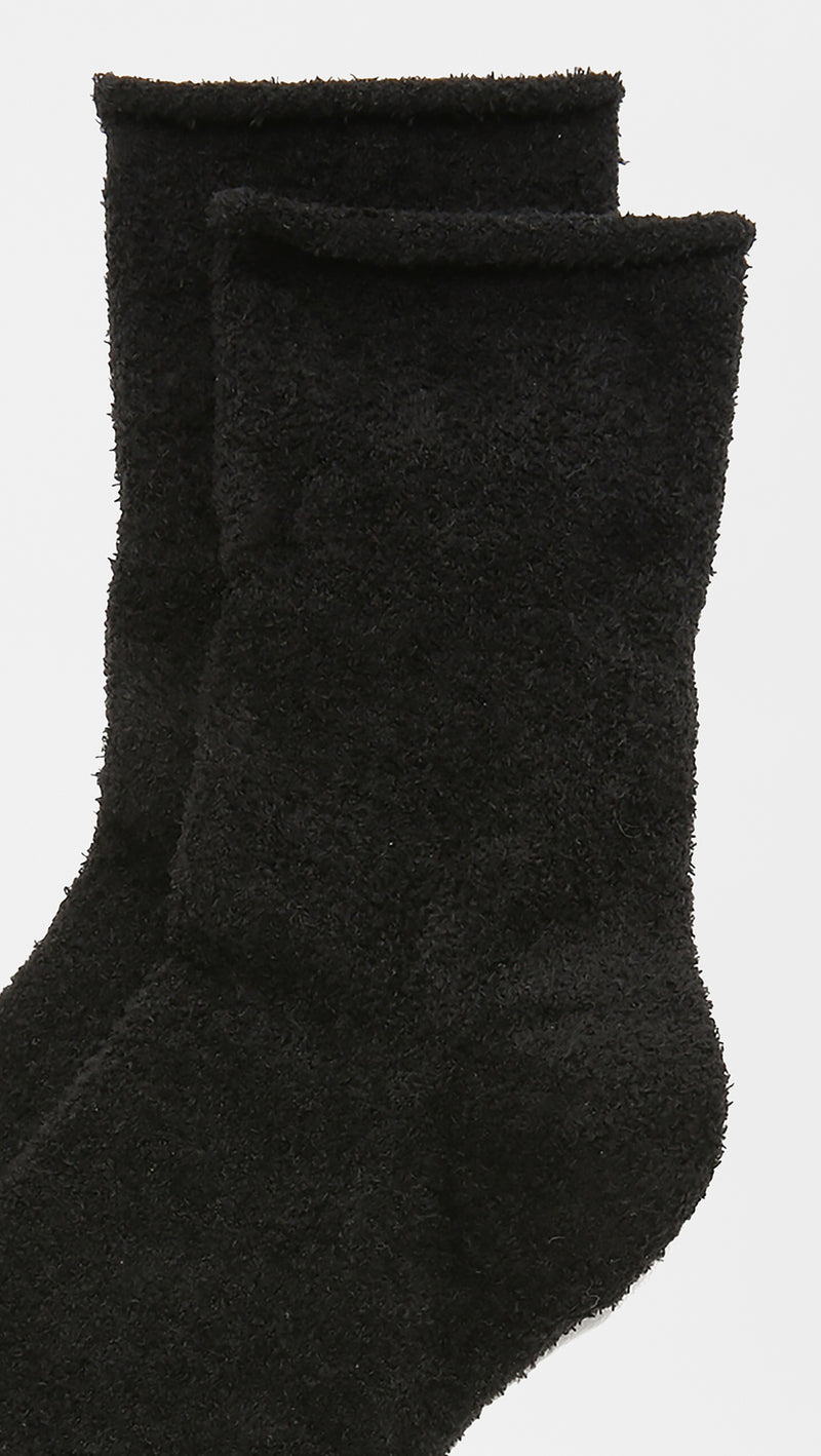 Plush Cotton Fleece Lined Legging Black Cotton