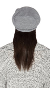 Plush Ribbed Knit Beanie Heather Grey Fleece Lined Hat | ShopAA