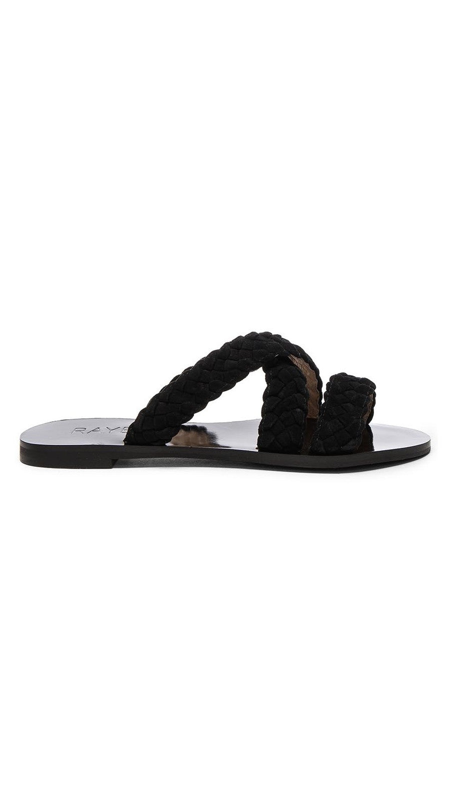 Raye Sahara Sandal Black Slip Ons