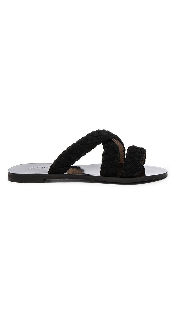 Raye Sahara Sandal Black Slip Ons
