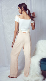 Sage The Label Diamonds & Pearls Overall Pants Jumper Blush Dot Wide