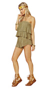 Marion Tiered Romper Spanish Olive by Blue Life l ShopAA