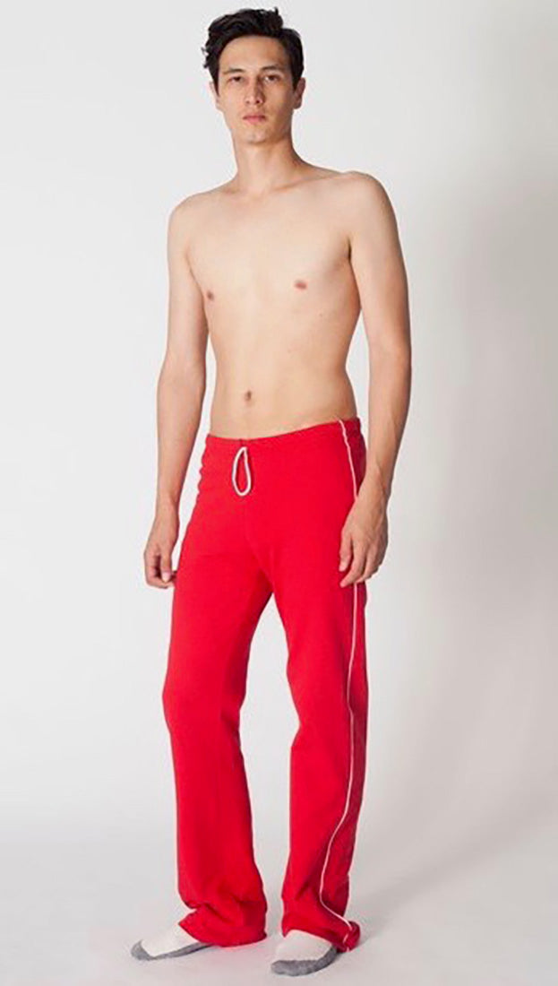 Kinkate White Lined Sweat Pants