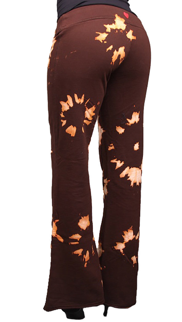 Twisted Heart Tie Dye Shakira Pants Brunette
