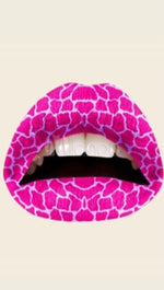 Violent Lips Pink Giraffe Tattoo Lipstick Costume MakeUp | ShopAA