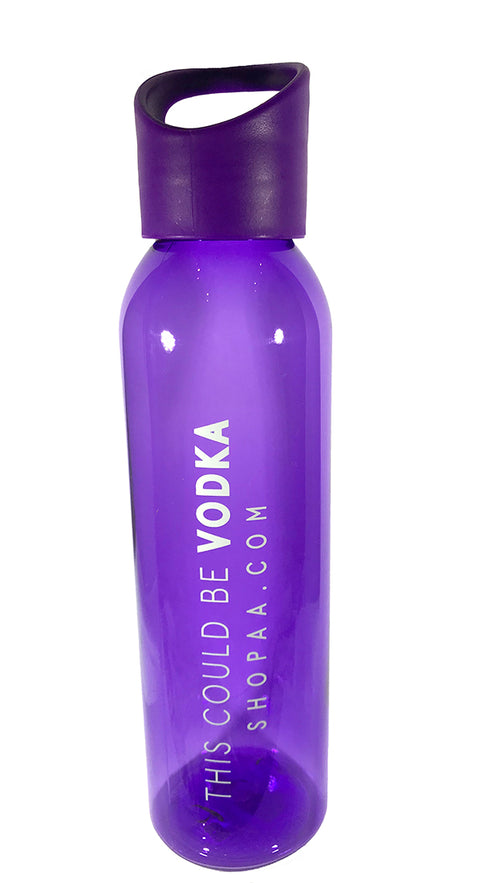this could be vodka purple sports water bottle 22oz